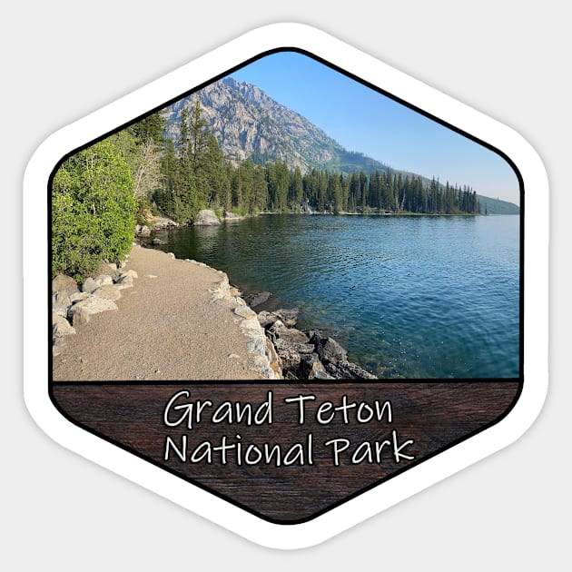 Grand Teton National Park - Jenny Lake Sticker by gorff